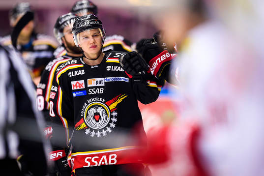 Luleås Toni Rajala jublar