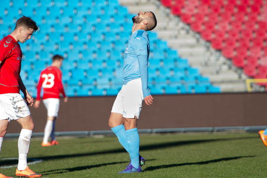 Malmö FFs Guillermo Molins deppar