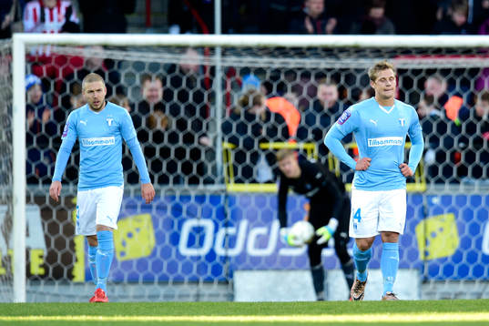 Malmö FFs Anton Tinnerholm och Vidar Örn Kjartansson