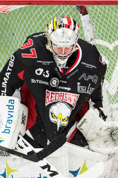 Malmö Redhawks målvakt Jonas Gunnarsson