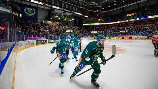 Färjestads Mikael Wikstrand jublar