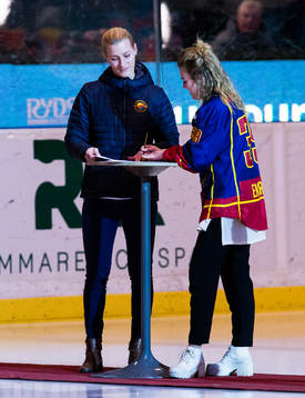 Djurgårdens Danijela Rundqvist är med när Djurgårdens