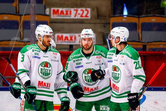 Rögles Almen Bibic, Jordan Smotherman och Mathias From