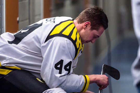 Brynäs Jacob Blomqvist hänger med huvudet i