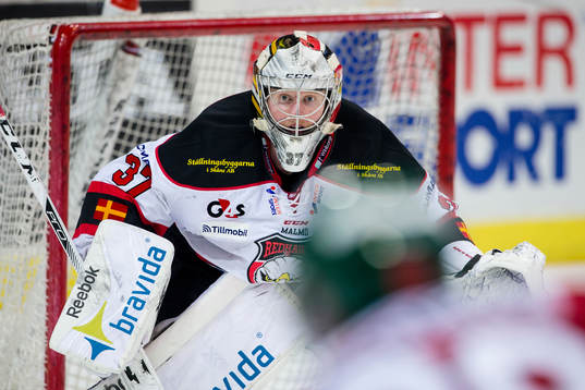 Malmö Redhawks målvakt Jonas Gunnarsson
