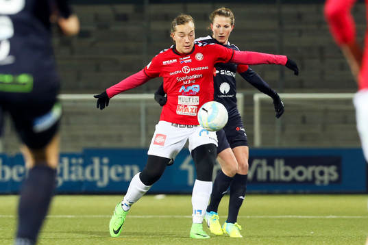 Rosengårds Emma Berglund och Kristianstads Nellie Karlsson