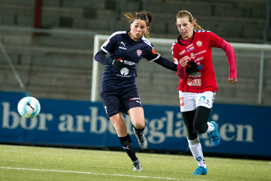 Rosengårds Sara Björk Gunnarsdottir och Kristianstads