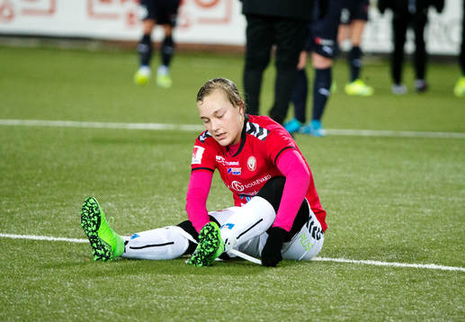 Kristianstads Jennie Danielsson deppar