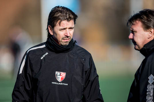 Trollhättans tränare Stefan Vennberg