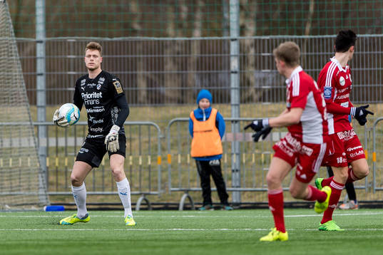 Halmstads målvakt Malkolm Nilsson