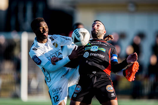 Trollhättans Josef Daoud och Häckens Mohammed Abubakari