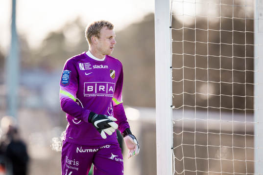 Häckens målvakt Peter Abrahamsson