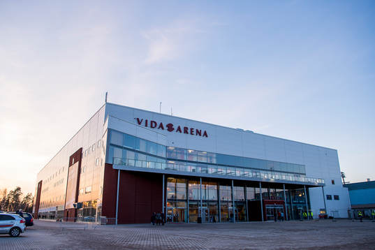 Vida arena exteriör vy