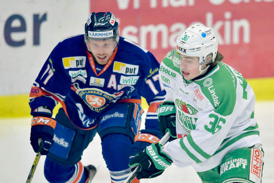 Rögles Filip Karlsson och Växjös Alexander Johansson