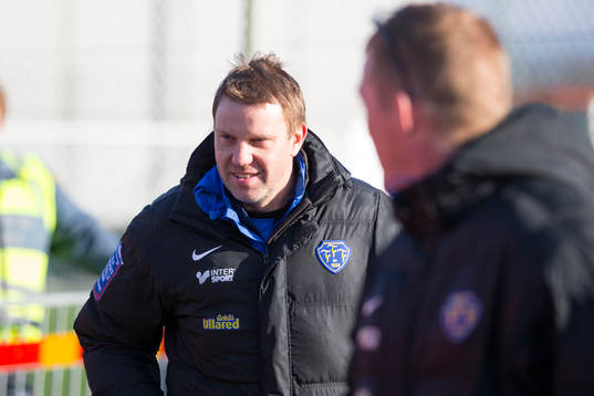 Falkenbergs tränare Hans Eklund