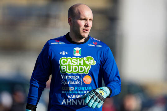 Varbergs Målvakt Peter Dahlberg