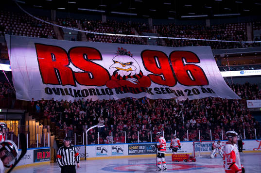 Malmö Redhawks banderoll