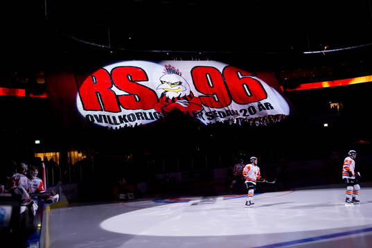 Malmö Redhawks banderoll
