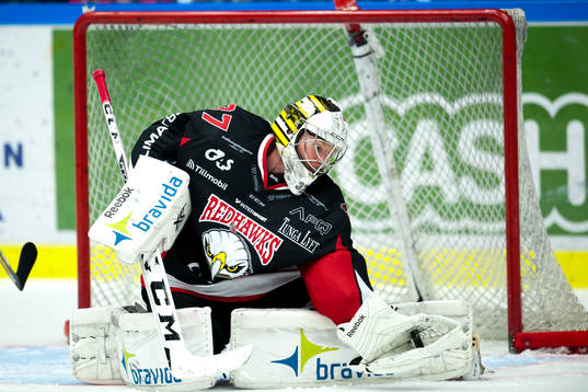 Malmö Redhawks målvakt Jonas Gunnarsson