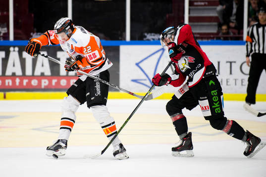Malmö Redhawks Magnus Häggström och Karlskronas