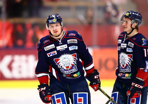 Linköpings Nick Sörensen jublar