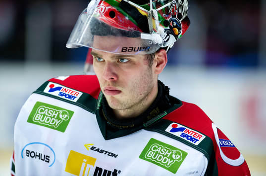 Frölundas målvakt Johan Gustafsson
