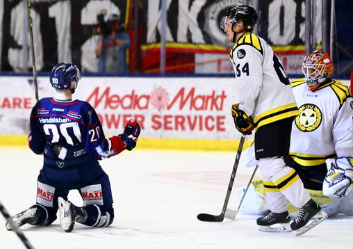 Linköpings Nick Sörensen jublar