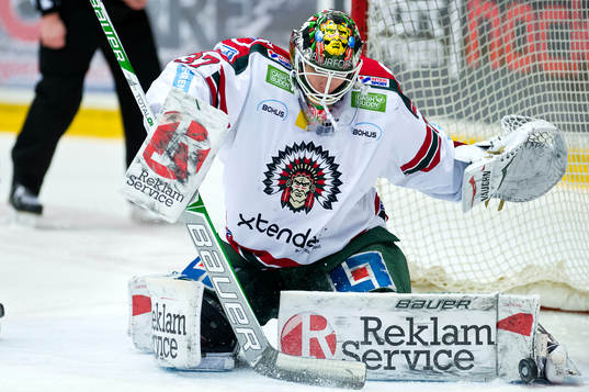 Frölundas målvakt Johan Gustafsson
