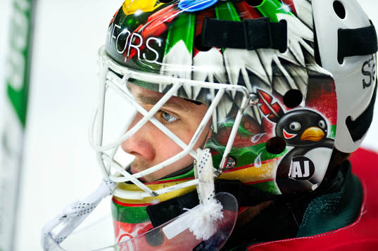 Frölundas målvakt Johan Gustafsson