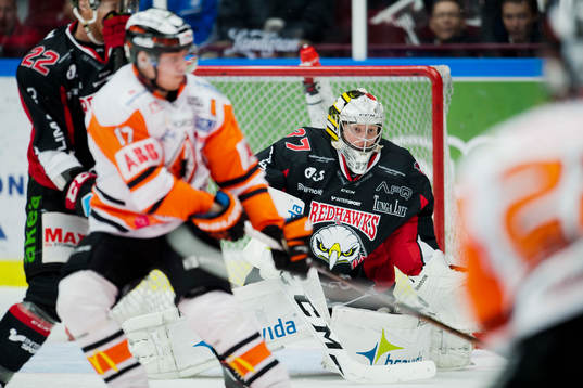 Malmö Redhawks målvakt Jonas Gunnarsson
