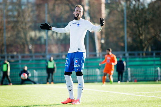Norrköpings Emir Kujovic deppar