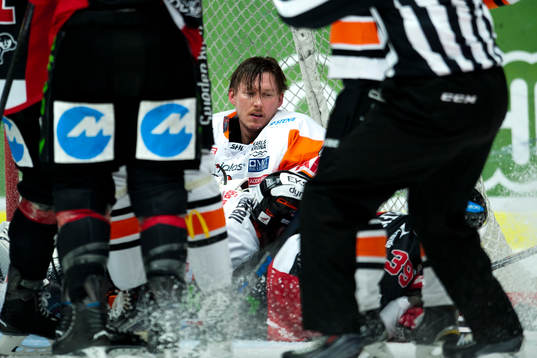Karlskronas målvakt Johan Holmqvist