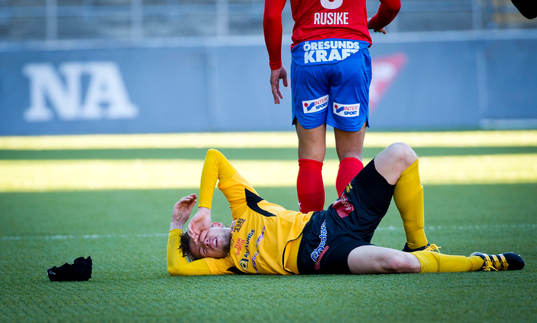 Forwards Daniel Björkman deppar