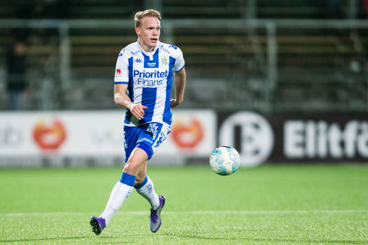 IFK Göteborgs Hjörtur Hermannsson i aktion