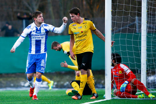IFK Göteborgs Victor Sköld  jublar