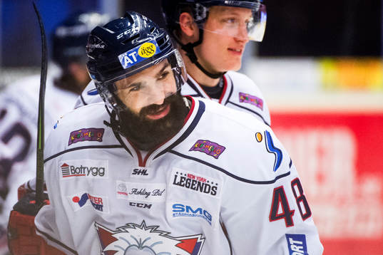 Linköpings Daniel Rahimi jublar