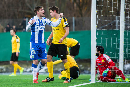 IFK Göteborgs Victor Sköld jublar