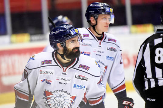 Linköpings Daniel Rahimi jublar