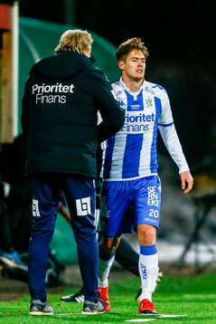 IFK Göteborgs tränare Jörgen Lennartsson och utbytte