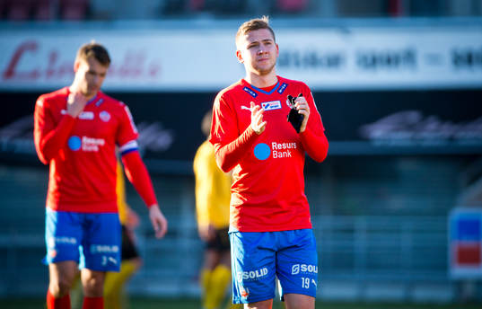 Helsingborgs Darijan Bojanic jublar