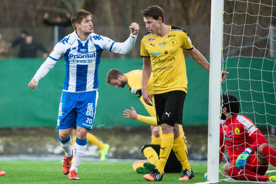 IFK Göteborgs Victor Sköld jublar