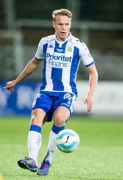 IFK Göteborgs Hjörtur Hermannsson i aktion