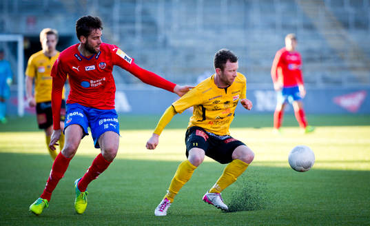 Helsingborgs Mikael Dahlberghet och Forwards Kristoffer