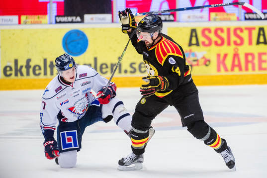 Linköpings Henrik Törnqvist och Brynäs Johan Alcén
