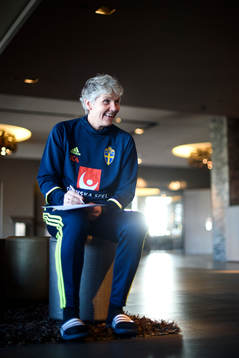 Sveriges förbundskapten Pia Sundhage