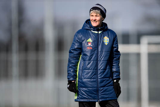 Sveriges förbundskapten Pia Sundhage