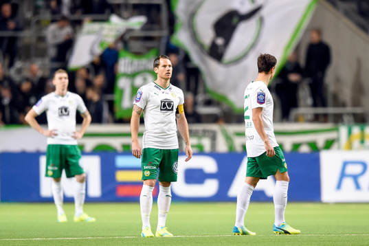 Hammarbys Johan Persson och Melker Hallberg deppar