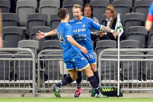 Ljungskiles Tim Nilsen jublar