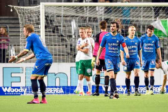 Ljungskiles Mattias Pedersén deppar och Hammarbys Erik