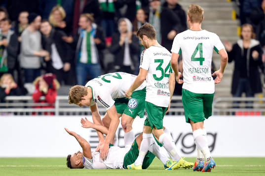 Hammarbys Alexssander Medeiros de Azeredo har dragits ner